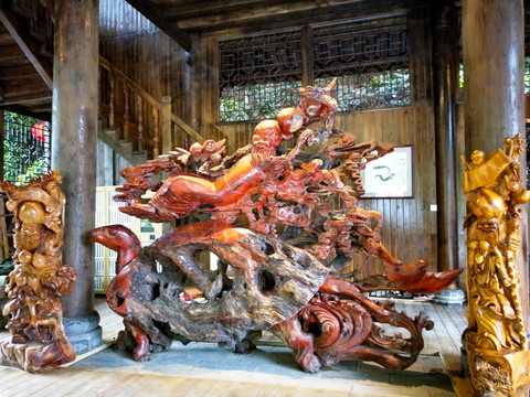 根雕艺术品