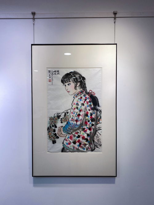 2021年7月28日陕西文化艺术品司法鉴定中心参观刘文西老师画展