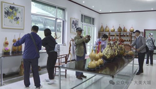北京游客到大城品味葫芦文化